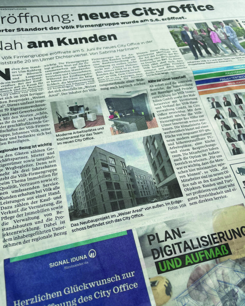 Sonderveröffentlichung Kollektiv City Office Südwest Presse