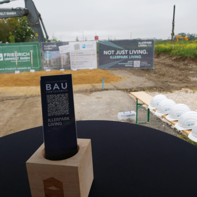 Spatenstich Illerpark Living Neu-Ulm Ludwigsfeld VÖLK Immobilien