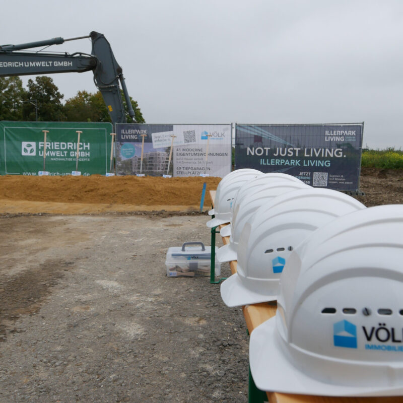 Spatenstich Illerpark Living Neu-Ulm Ludwigsfeld VÖLK Immobilien