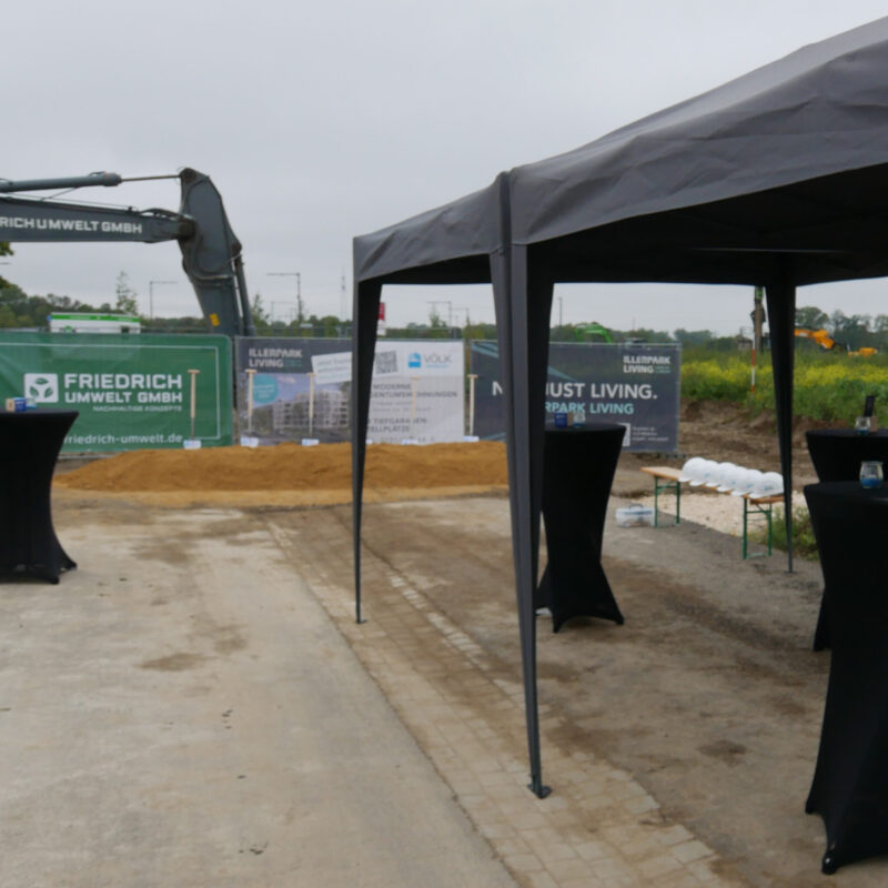 Spatenstich Illerpark Living Neu-Ulm Ludwigsfeld VÖLK Immobilien