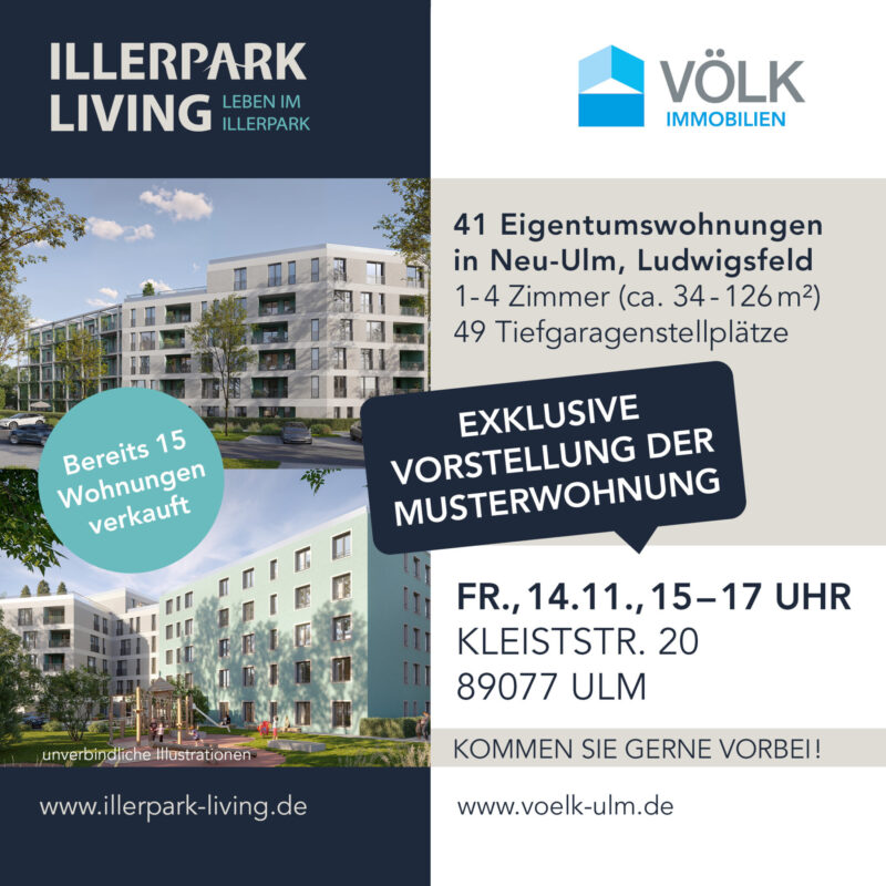 Besichtigung Musterwohnung Illerpark Living
