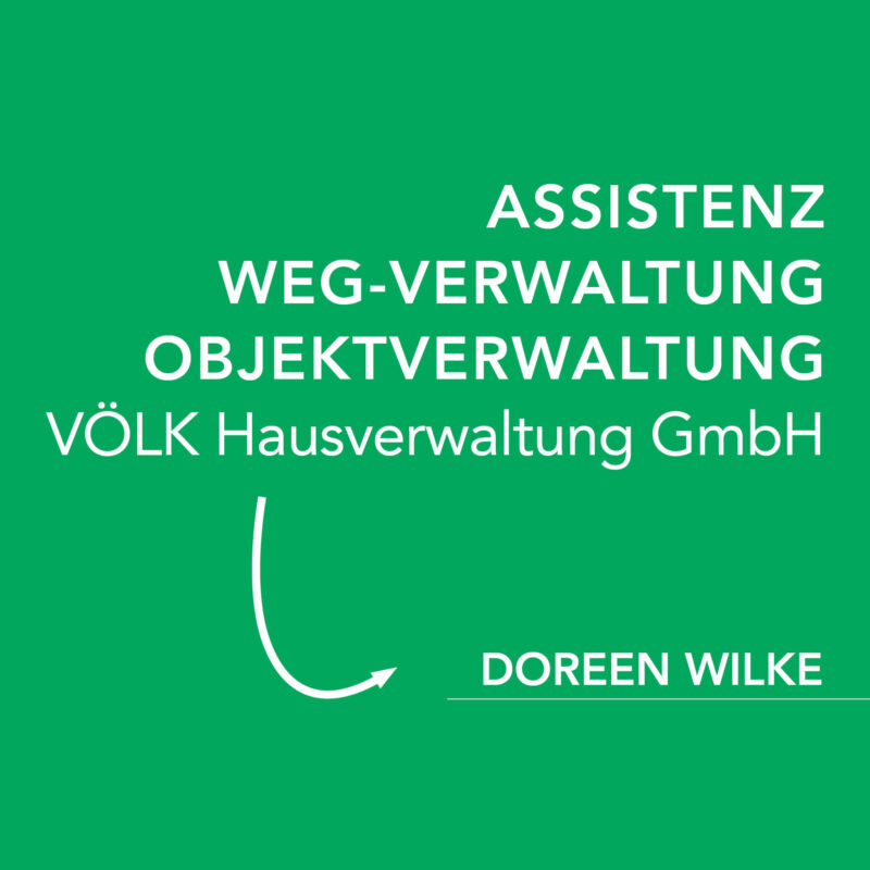 Doreen Wilke Assistenz WEG-Verwaltung Objektbetreuung