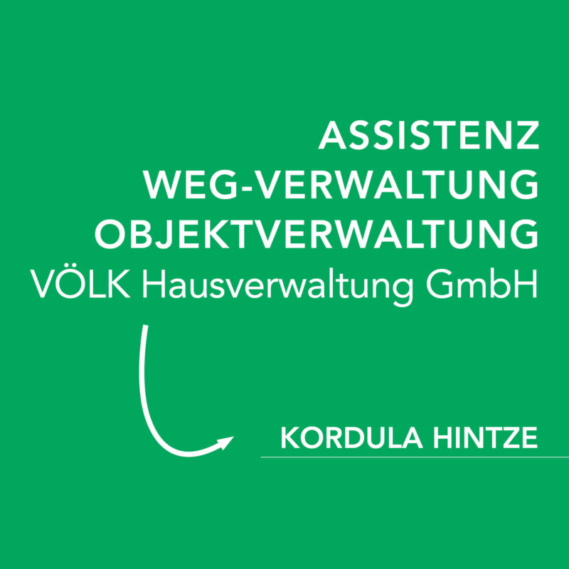 Kordula Hintze Assistenz WEG-Verwaltung Objektbetreuung